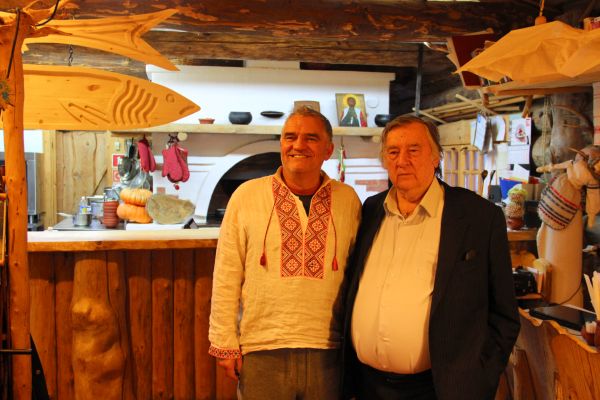 А.А.Проханов в гостях Попов Луг
