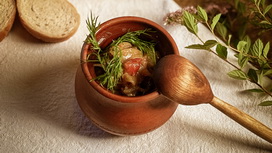 Икра баклажанная с белыми грибами