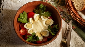 Салат "Перепёлка"